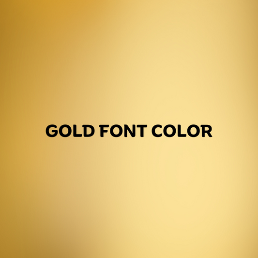 Font Color Selection